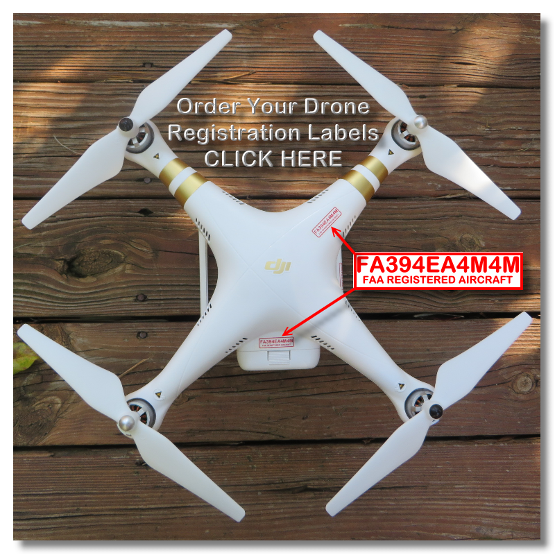 Drone Registration Labels